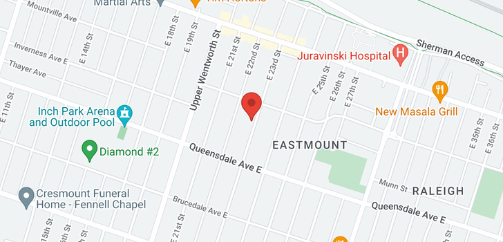 map of 82 EAST 23RD Street